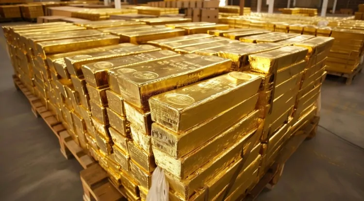Spike in gold inventories points to another large US trade gap